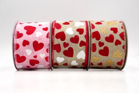 Cinta de Alambre con Diseño de Corazón Brillante - Cinta de Alambre con Diseño de Corazón Brillante